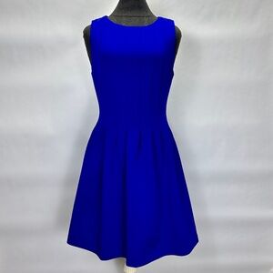 Vince Camuto, Size 10, Cobalt Blue A-Line Cocktail Dress